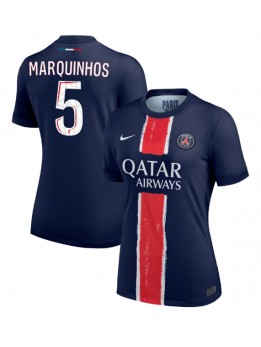 Paris Saint-Germain Marquinhos #5 Zenski Domaci Dres 2024-25 Kratak Rukavima